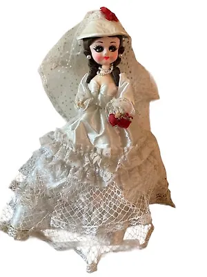 Retro Bradley Doll Big Eyed 1960s Vintage Cloth Doll 17 Inch Doll • $49.84