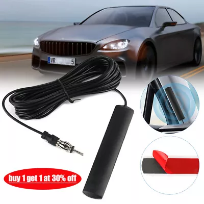 Powerfull Universal Car Hidden Amplified Antenna AM/FM Radio Ariel 12V Electroni • £4.40