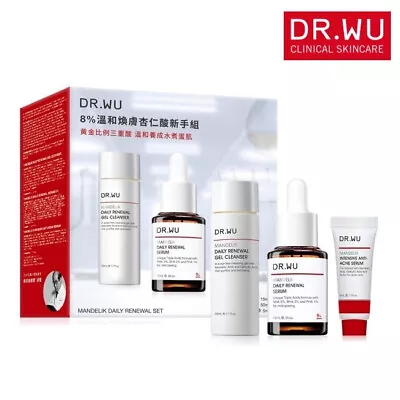 [DR. WU] Mandelik Daily Renewal Serum With Mandelic Acid 8% 15ml GIFT SET NEW • $53.99