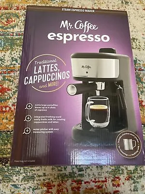 Mr. Coffee Steam Espresso Latte Cappuccino Maker New In Open Box Never Used • $30