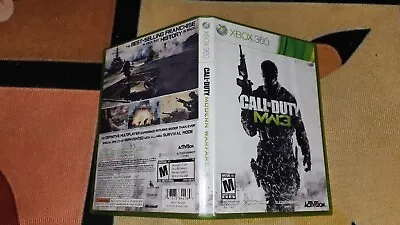 $5.99 • Buy Case And Manual Only NO GAME Call Of Duty Modern Warfare 3 Xbox 360