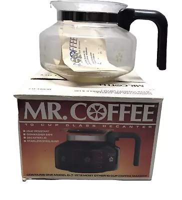 Mr Coffee 10 Cup Coffee Pot Decanter Model D-7 Replacement • $9.99