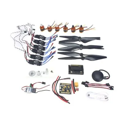 DIY GPS FPV Drone 6-axle Aircraft Motor 30A ESC BEC 1038 Propeller GPS APM2.8 • $408.49