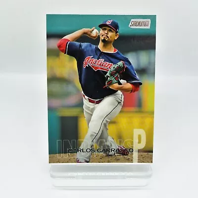 Carlos Carrasco - Cleveland Indians #270 Stadium Club Topps 2018 Baseball Card • £1.49