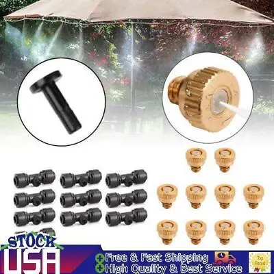 0.012 -0.024  Brass Misting Nozzles Water Mister Sprinkle Fit For Cooling • $11.85