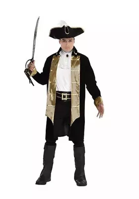 Treasure Captain Pirate Men’s Adult Plus Size XXL 48-52 Costume Halloween New • $49.99