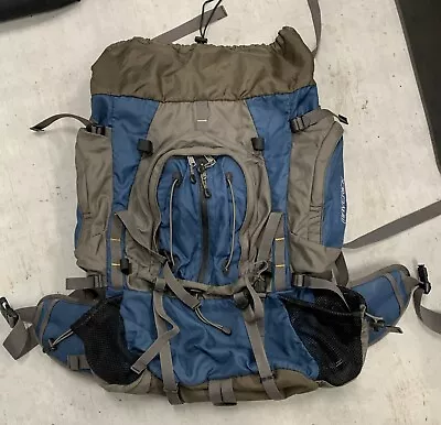 Mountainsmith Maverick Backpack Large 65L Hiking Pack Blue Black Outdoor EUC • $60