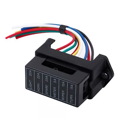 6 Way DC32V Circuit Car Trailer Auto  Fuse Box Block Holder ATC ATO V4S5 • $12.29