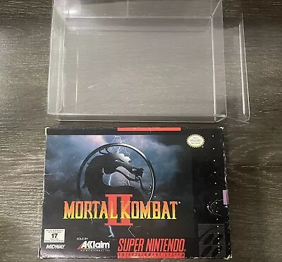 Mortal Kombat II (Super Nintendo | SNES) Authentic BOX ONLY • $25