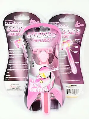 Eclipse 3 Triple Blade Women's Xtra Comfort Healthsmart Bath&Body Lot Of 3 NEW! • $12.99