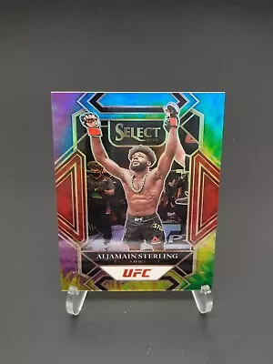 2022 Panini Select UFC Aljamain Sterling Mezzanine Tie-Dye Prizm 16/25#341 DHT • $6.38