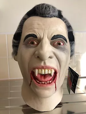 NEW! “Trick Or Treat” Hammer Horror: Dracula “Christopher Lee” Mask For Sale! • £34.95