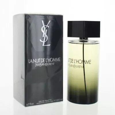 Yves Saint Laurent La Nuit Da L'homme Eau De Toilette For Men 6.7 Fl Oz NIB • $125.95