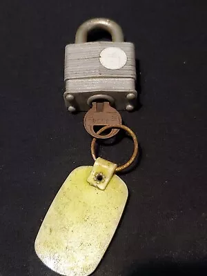 Master Lock No 3 Padlock With Key Vintage 3554 • $27