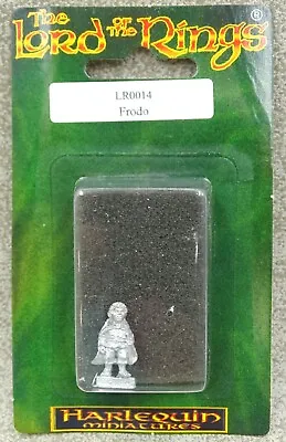 LOTR Metal FRODO BAGGINS LR0014 In Blister Harlequin Miniatures 08240 • £9.99