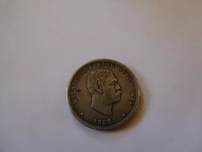 Coin 1883 Kingdom Of Hawaii Quarter Dollar Hawaiian 25 Cents King Kalakaua I • $34