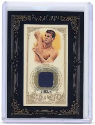 2012 Topps Allen & Ginter Michael Phelps Swimming Mini Framed Relic • $27.99