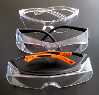 3/pc-Safety Goggles Glasses Eye Protection Lab Dustproof Clear Lens • $12.99