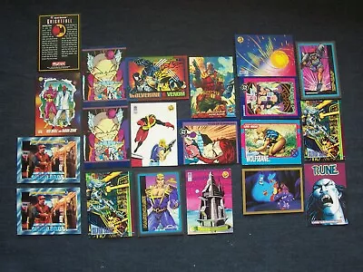 Lot Of 20 Vintage Non-sports Cards Very Nice SkyBox Ultraverse Marvel Universe • $9.95