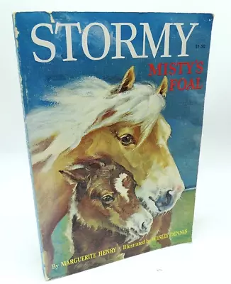 Stormy : Misty's Foal By Marguerite Henry LARGE Paperback Rand McNally 1969 • $22.50