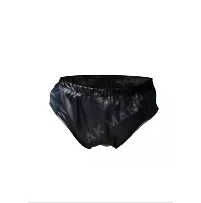 Men's Genuine Retro Black Leather Low-Cut Running Short Casual Gym Shorts • $31.23