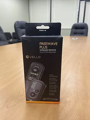 VELLO FREEWAVE PLUS REMOTE SHUTTER RELEASE RWII-N FOR NIKON New Open Box  • $12