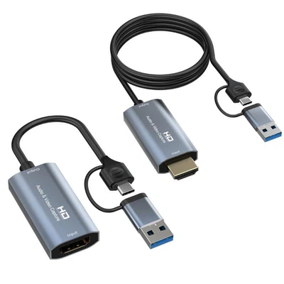 $32.10 • Buy 4K 1080P Video Capture Card For PC Computer Camera Phones Live Gaming Streaming