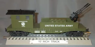 K-Line 8011 US Army Security Caboose W/ Machine Gun Snd O/027 Ga. Wks/ Lionel 99 • $95