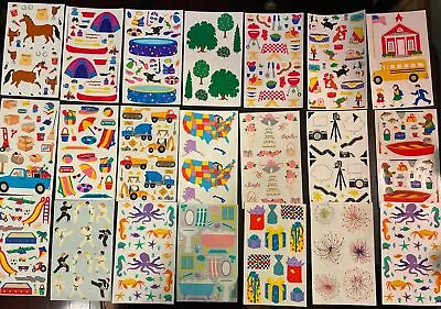 Vintage Sticker Lot Mrs Grossman's Stickers 21- 6x4 Sheets • $19.99