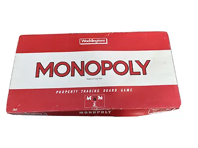 £585 • Buy Monopoly Board Game Original Classic Vintage Red Box Metal Pieces 1972 