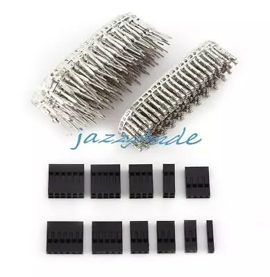 $15.32 • Buy 620x Dupont Wire Jumper Pin Header Connector Housing Kit And M/F Crimp Pins