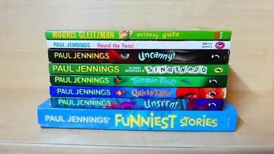 Paul Jennings-lot Of 8 Books - Misery Guts Tounge-tied Unseen! Quirky Tails+ • $39.99