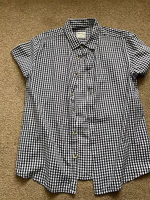 Mountain Warehouse Coast To Country Short Sleeve Blue Check Shirt • £3