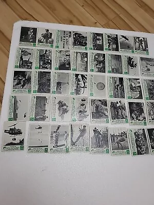 1966 Philadelphia Gum Green Beret Trading Cards Complete SetClean Checklist  • $75