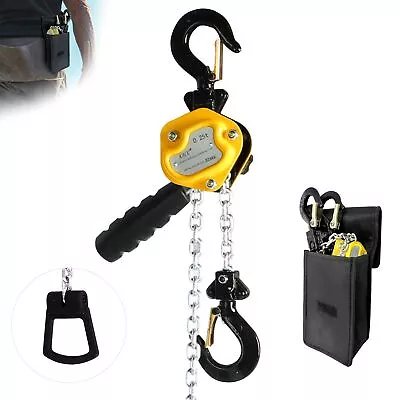 Toriexon 550LBS Manual Lever Chain Hoist Mini Puller 1/4 Ton Capacity Portabl... • $83.94