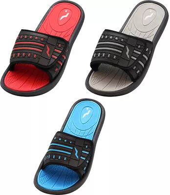 NORTY Men's Fashion Beach Pool Casual Shower Adjustable Strap Slide Sandal • $15.90