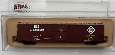 N Scale Atlas #37212 Erie Lackawanna 60’ Auto Parts Box Car EL #68036 • $18
