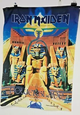 IRON MAIDEN 1984 Powerslave Fabric Cloth Poster Flag Wall Banner Heavy Metal • $39.99