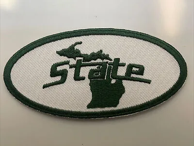 MSU Michigan State Spartans Embroidered Iron On Patch  Vintage 4” X 2” • $6.25