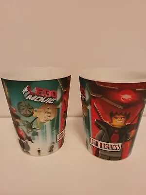 Mcdonalds The LEGO Movie Holographic Cups Set Of 2 • $9.95