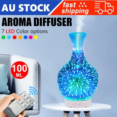 $12.05 • Buy Air Aromatherapy Diffuser 3D Aroma Ultrasonic Air Humidifier Essential Oil Mist
