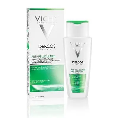 Vichy Dercos Anti-Dandruff Treatment Shampoo Normal To Oily Hair 200ml  • $29
