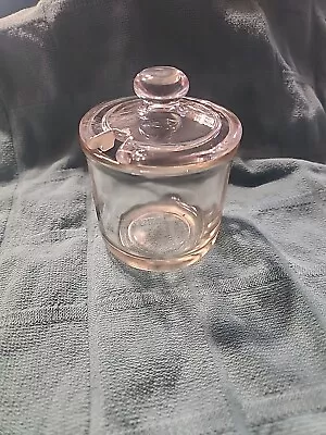 Vintage Glass Jelly/Mustard/honey Jar 3x3  With Slotted Lid For Spoon • $1