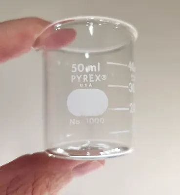 PYREX 1000 Glass Lab Beakers - 50 ML No.1000 • $8.10