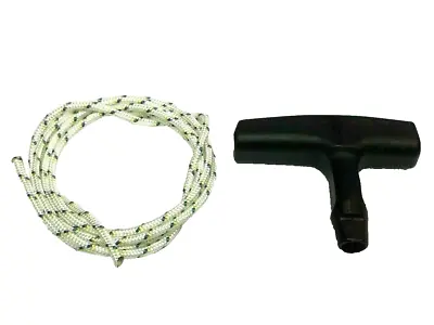 Recoil Pull Start Starter Handle & Cord Rope Fits Many Chainsaw Models 3.5 X 3mt • £4.95