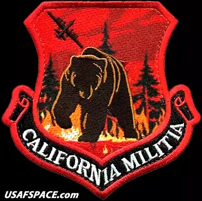Usaf 196th Attack Sq- California Militia - Mq-9 Reaper - Original 3.5  Vel Patch • $10.95