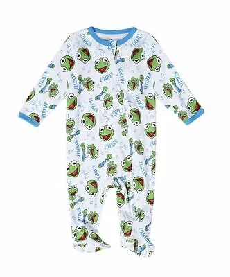 Muppet Babies 3-6m Pajamas Baby 3m 6m New Kermit The Frog Boy Girl The Muppets • $19.99