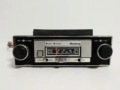 Vintage Mustang Stereo MCR-6500 In Dash Cassette AM/FM MPX Radio Rare • $39.99