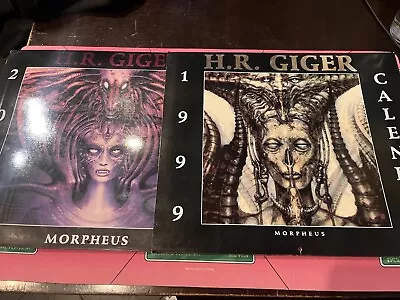 H.R. Giger 2002 Calendar And H.R. Giger 1999 Morpheus International Calendar Art • $15