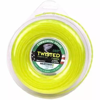 Twisted String Trimmer Line .080  X 140' For Stihl FS56 Ryobi 18V 40V GreenWorks • $34.99